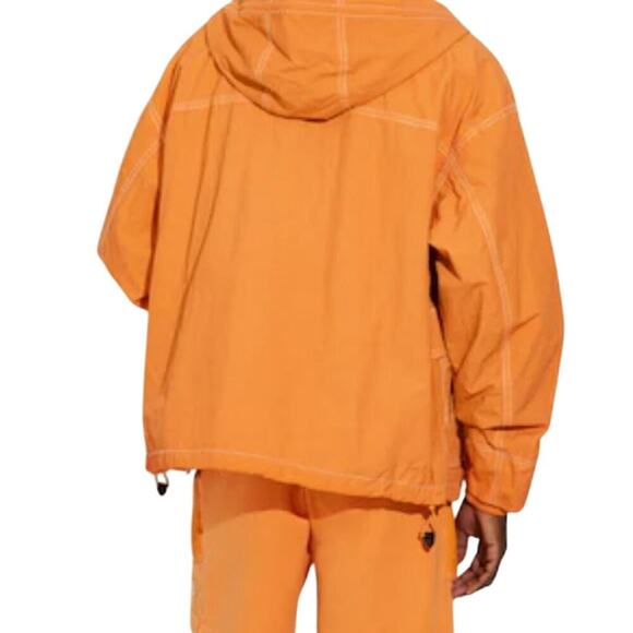 Coach Men's Windbreaker Jacket XL or XXL Black or Orange - Picture 7 of 12